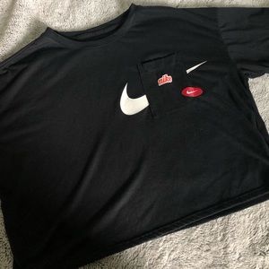 Black Nike Crop Top